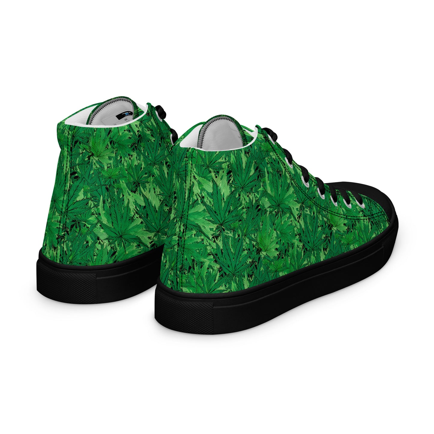 Weed Women’s high top canvas shoes
