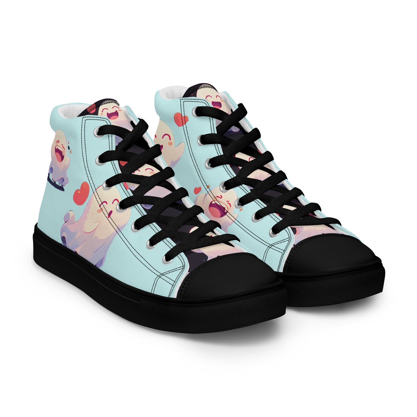 Ghost Love Women’s high top canvas shoes