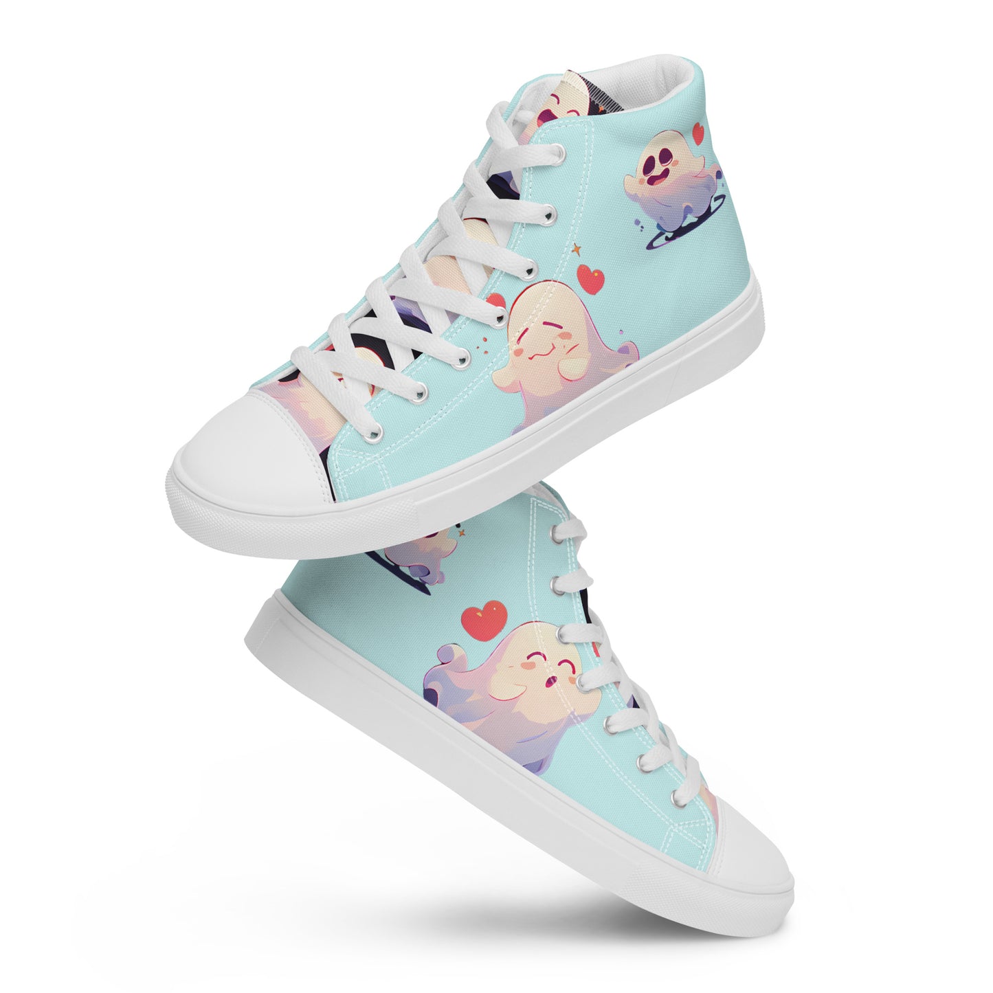 Ghost Love Women’s high top canvas shoes