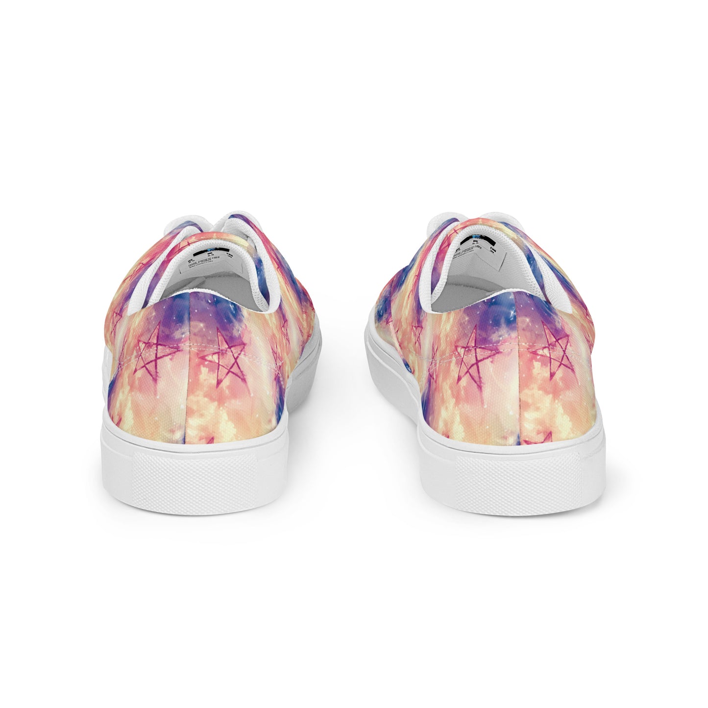 Pentagram Stars Women’s lace-up canvas shoes