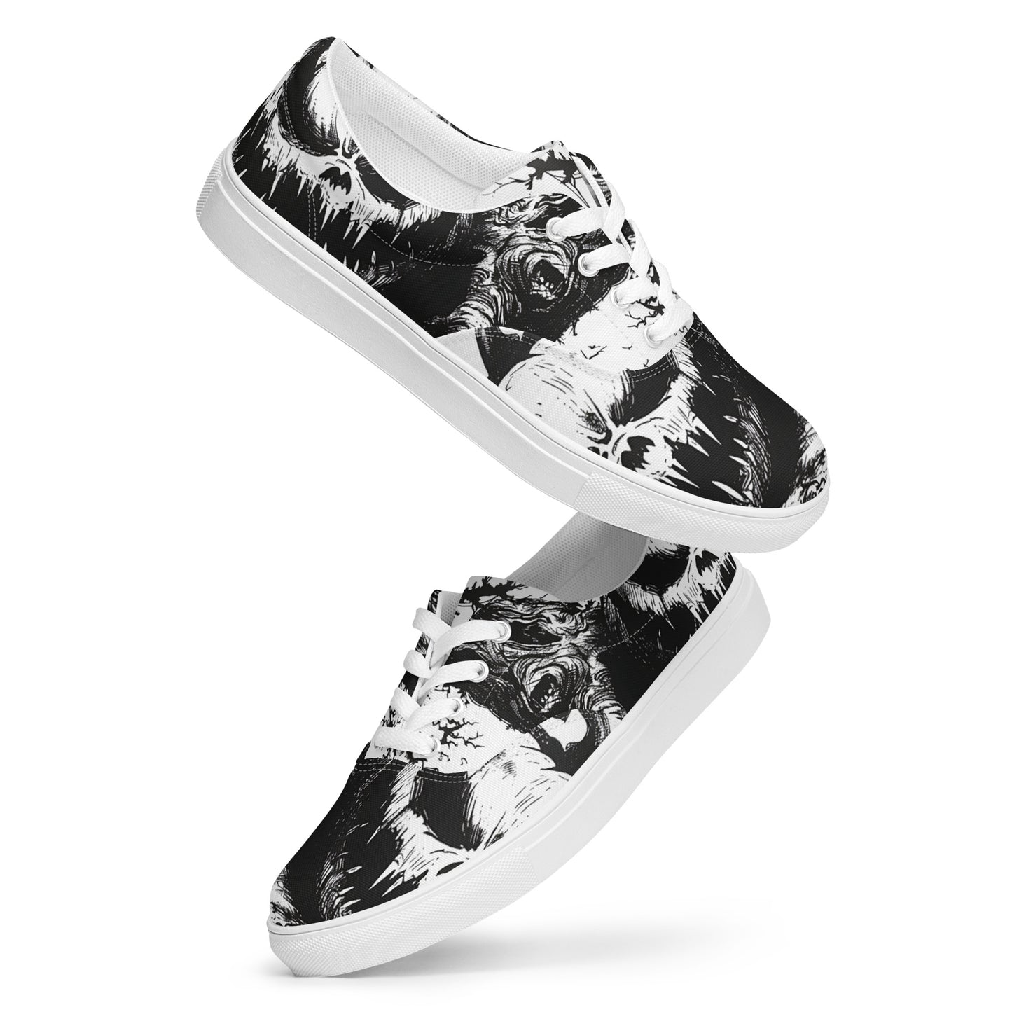 Pumpkin Women’s lace-up canvas shoes