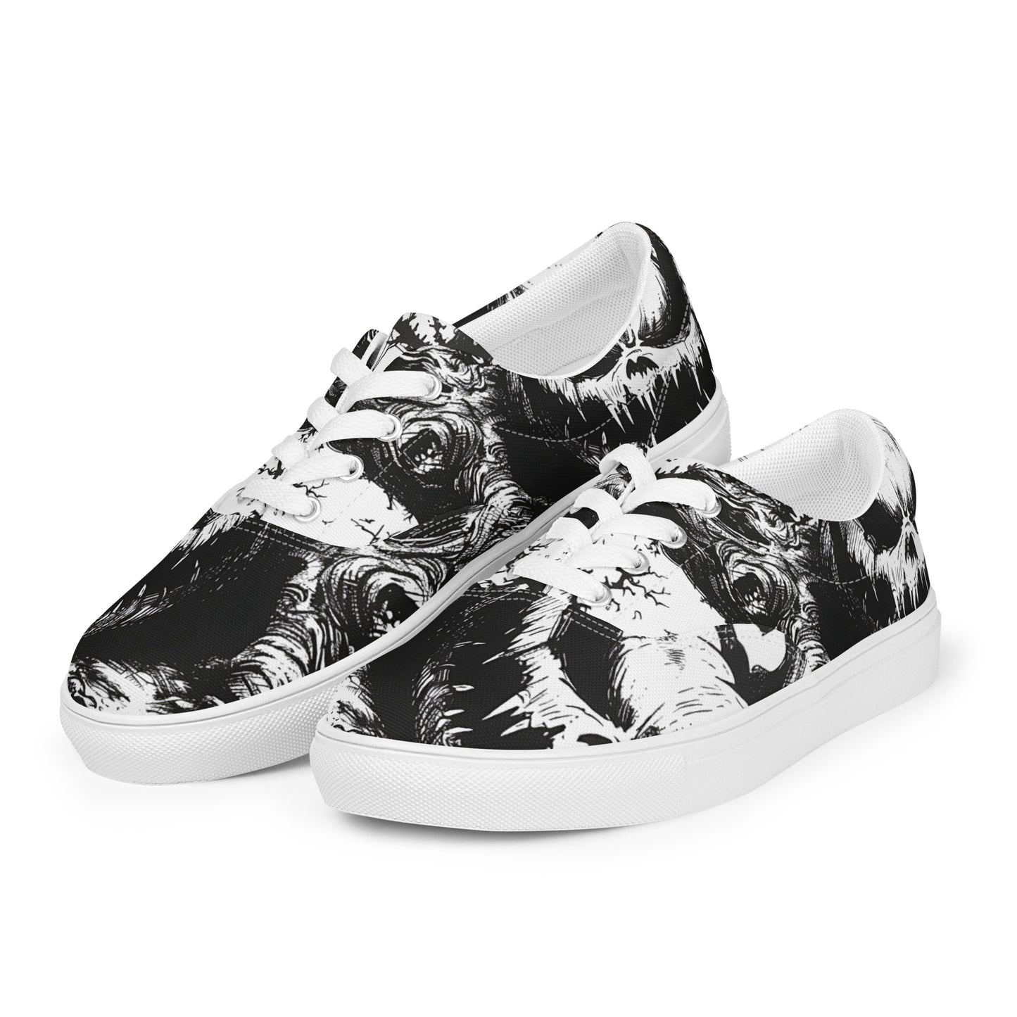 Pumpkin Women’s lace-up canvas shoes
