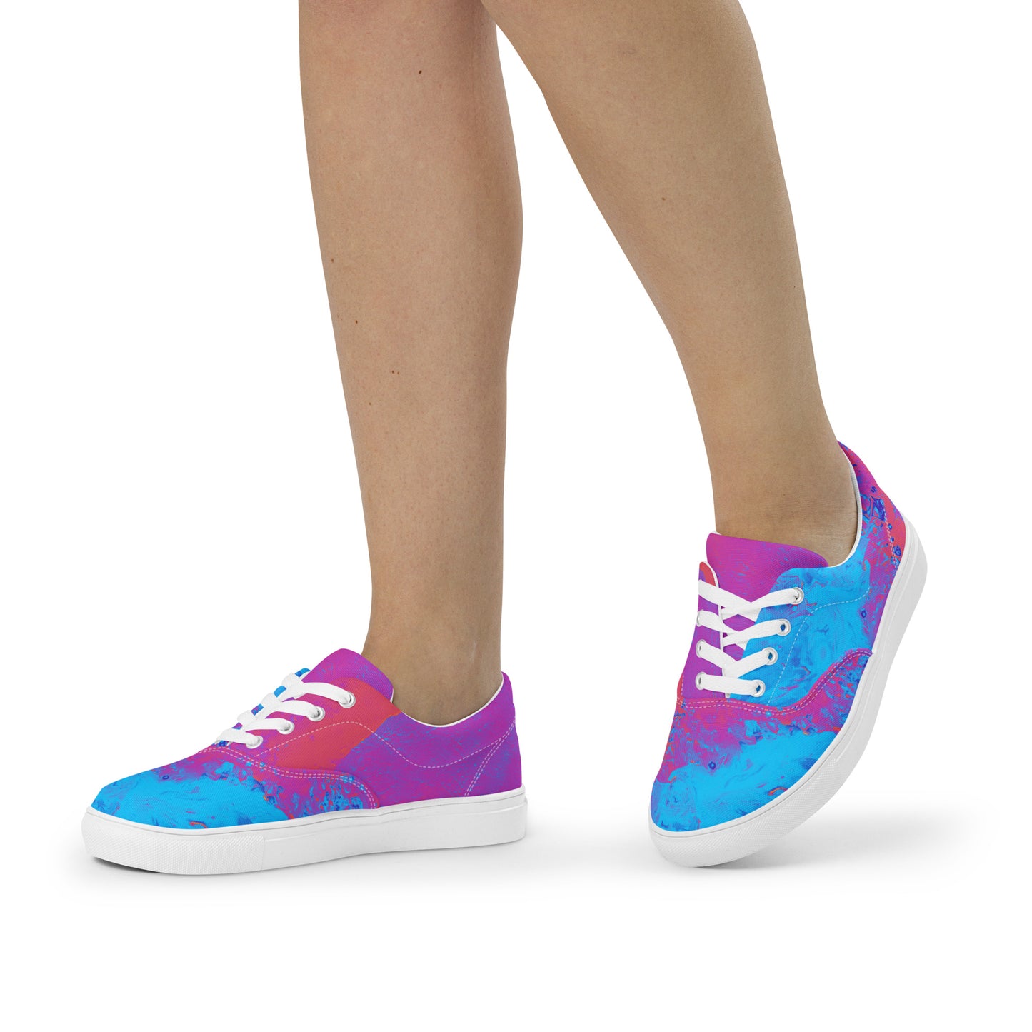 Neon Beach Women’s lace-up canvas shoes