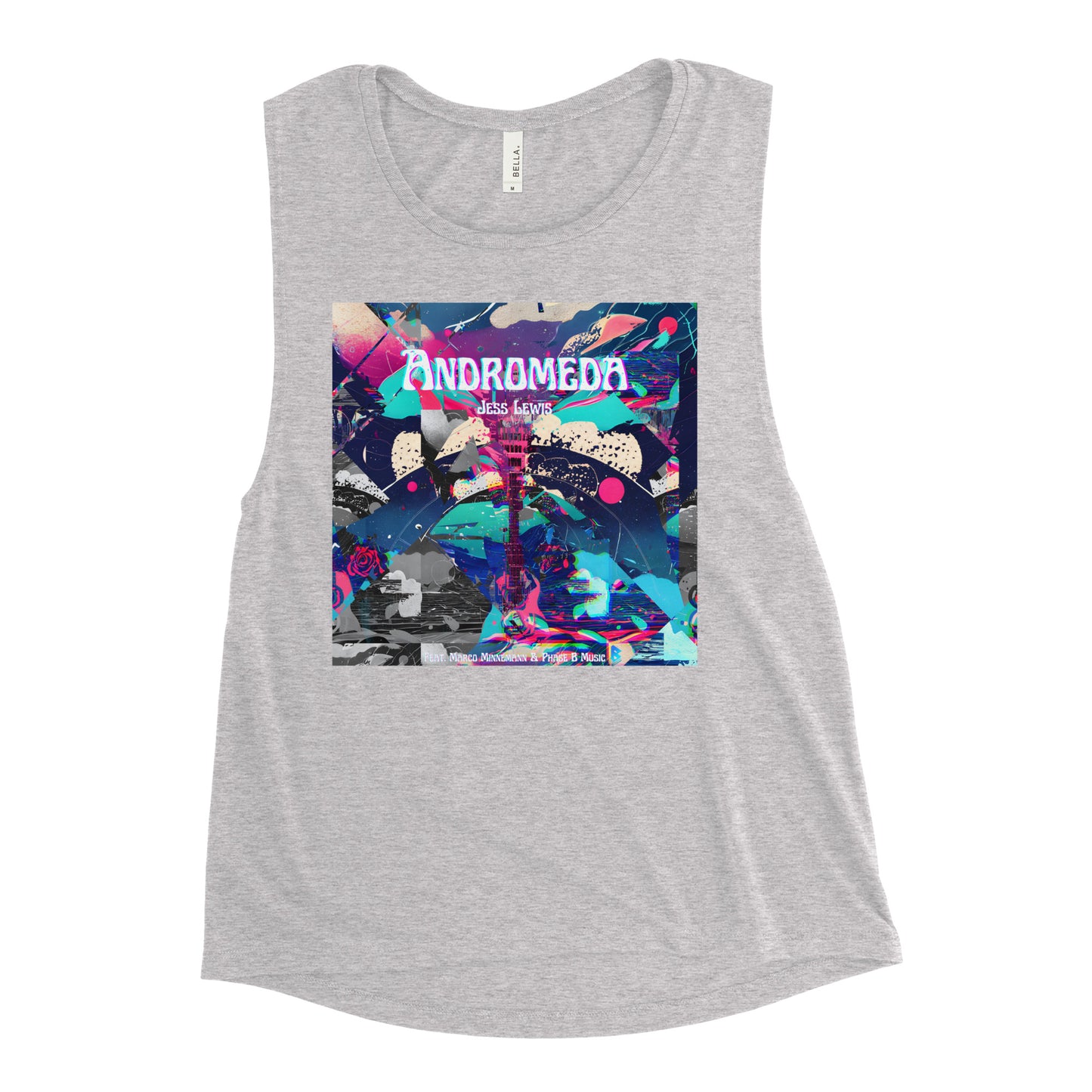 Jess Lewis Andromeda Ladies’ Muscle Tank - Free Delivery! Rock / Mathrock / Progressive / Jazz Fusion - Alternative Apparel and Merch Only from Phase B Records.