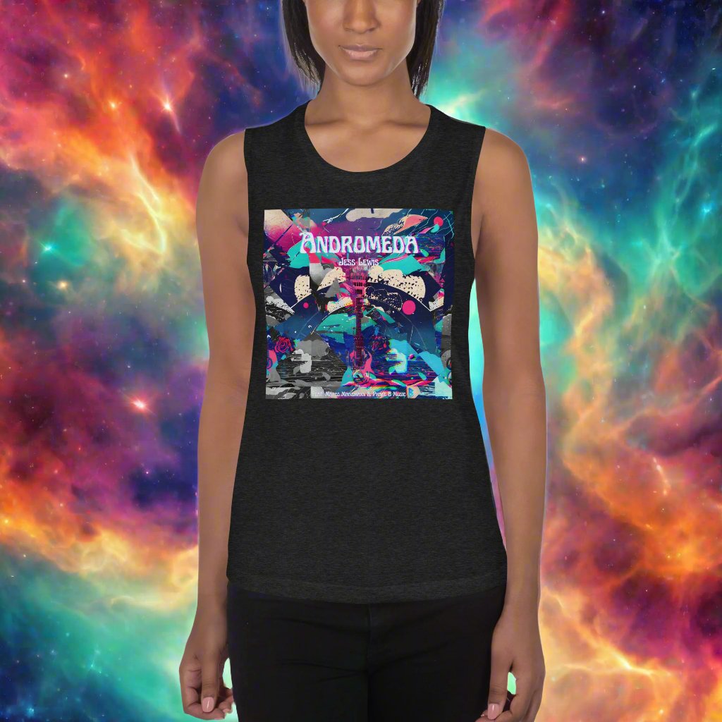 Jess Lewis Andromeda Ladies’ Muscle Tank - Free Delivery! Rock / Mathrock / Progressive / Jazz Fusion - Alternative Apparel and Merch Only from Phase B Records.