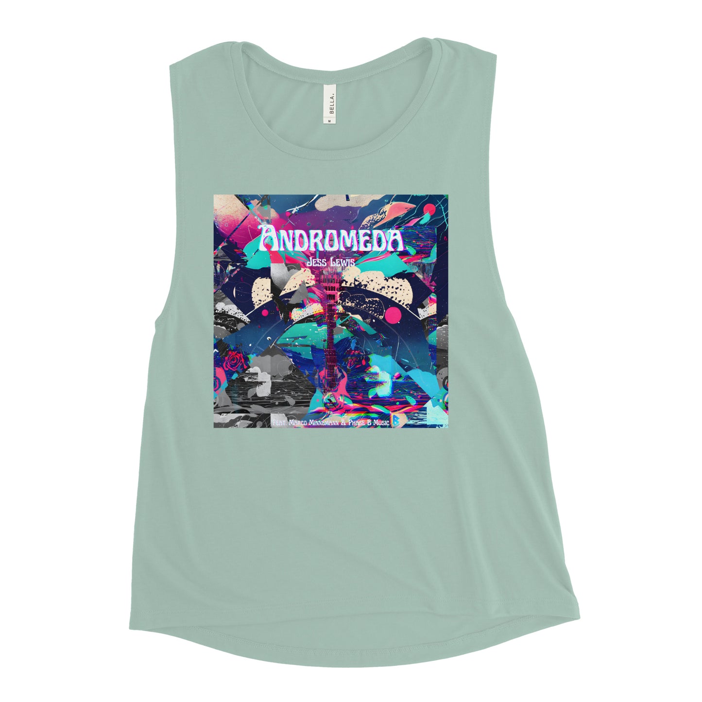 Jess Lewis Andromeda Ladies’ Muscle Tank - Free Delivery! Rock / Mathrock / Progressive / Jazz Fusion - Alternative Apparel and Merch Only from Phase B Records.