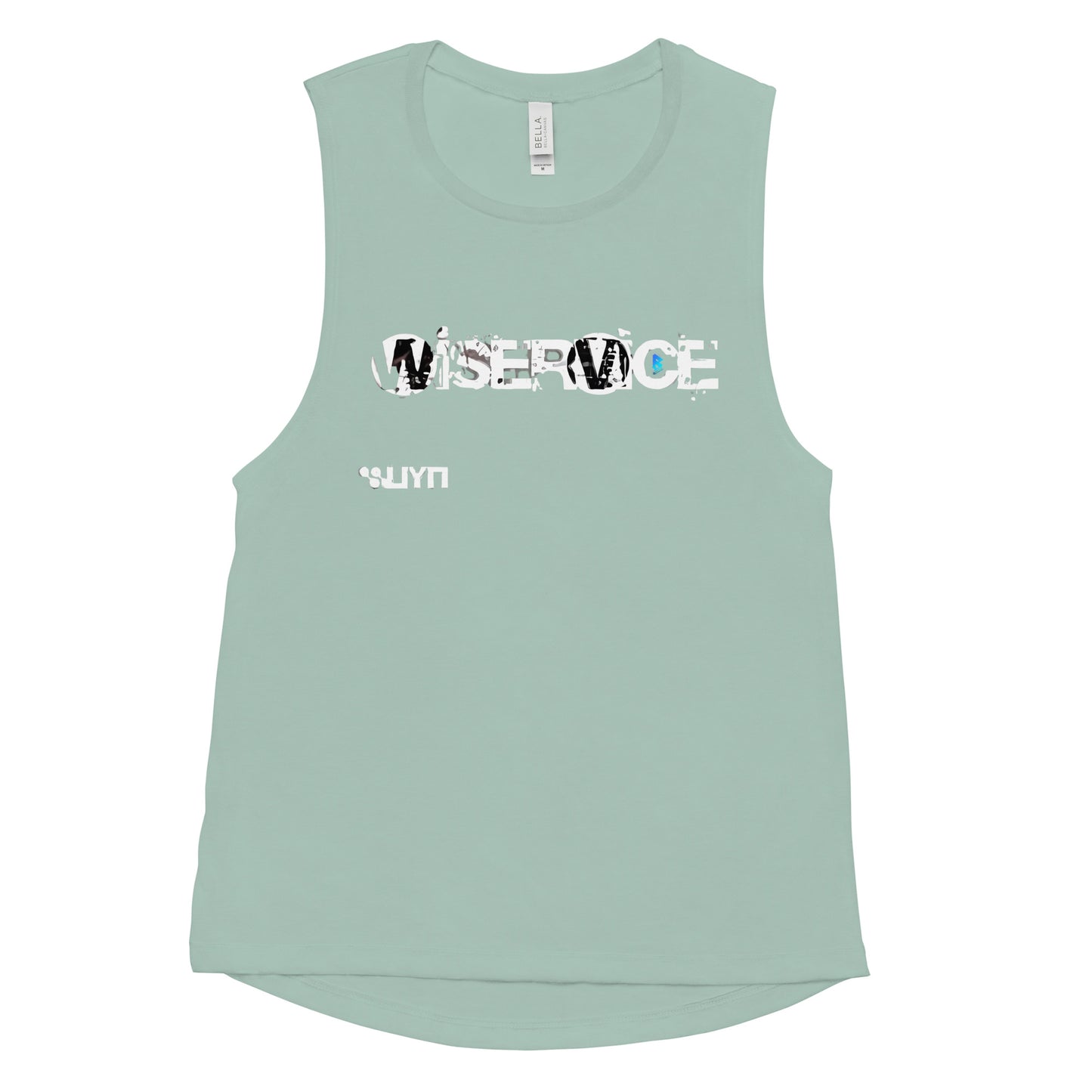 Wiservice Ladies’ Muscle Tank - Free Delivery! Reggae / Dub / Ska / Ska punk / Punk - Alternative Apparel and Merch Only from Phase B Records.