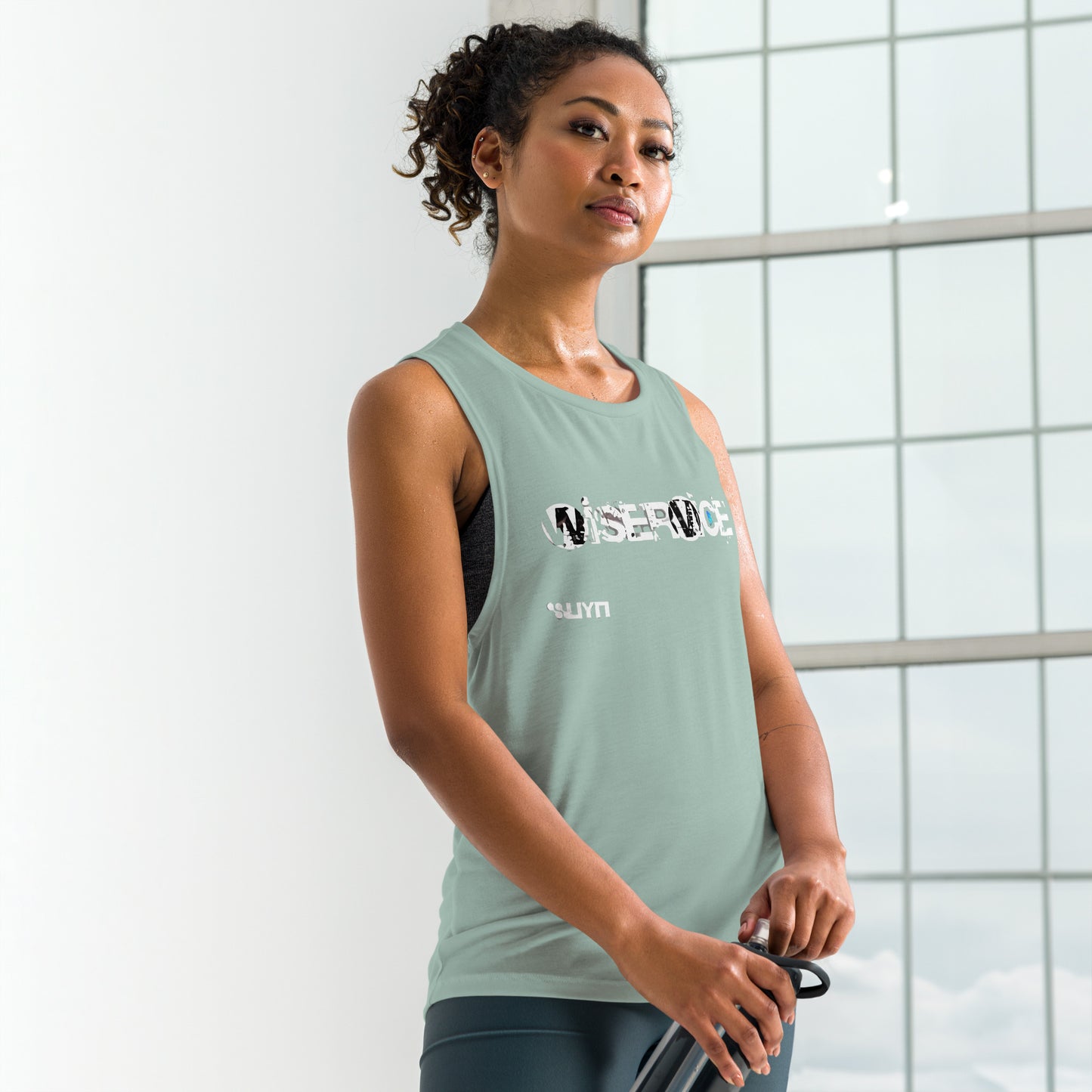 Wiservice Ladies’ Muscle Tank - Free Delivery! Reggae / Dub / Ska / Ska punk / Punk - Alternative Apparel and Merch Only from Phase B Records.