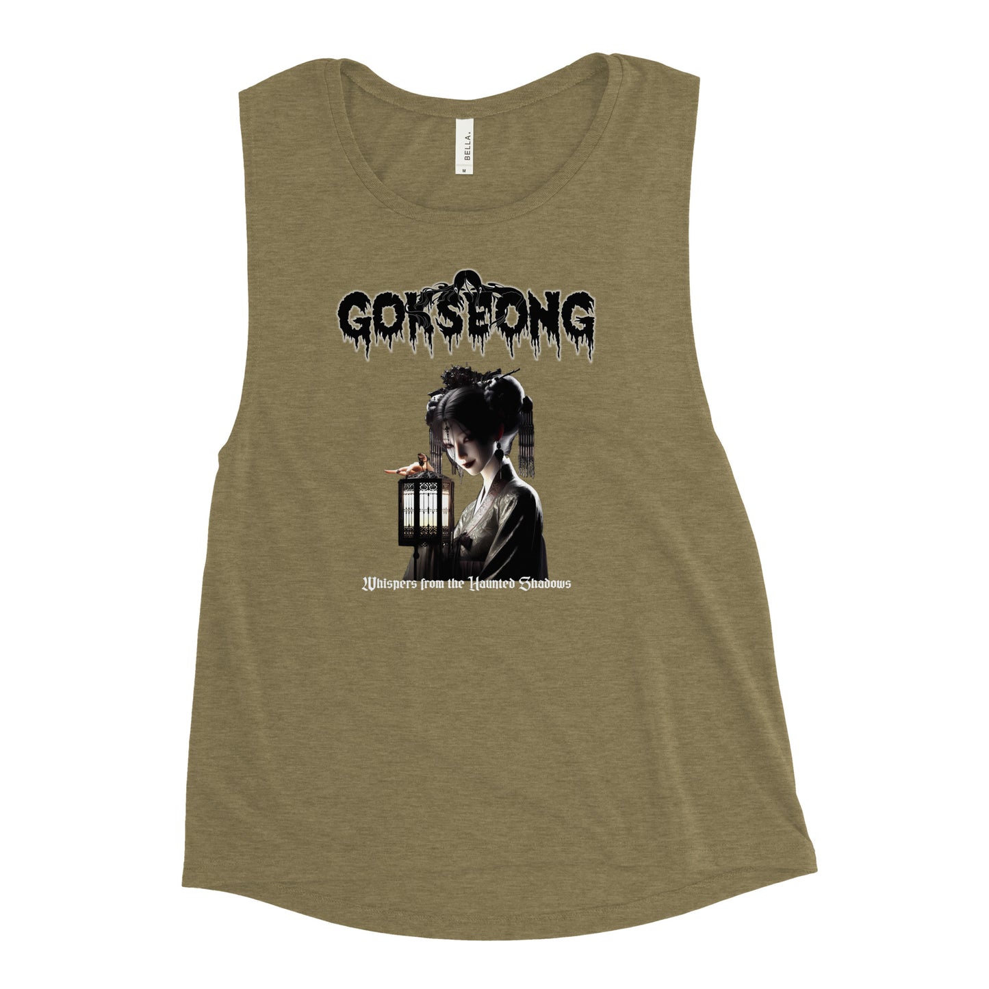 Gokseong Whispers from the haunted shadows Ladies Muscle Tank - Free Delivery! Rock / Metal / Alternative - Alternative Apparel and Merch Only from Phase B Records.