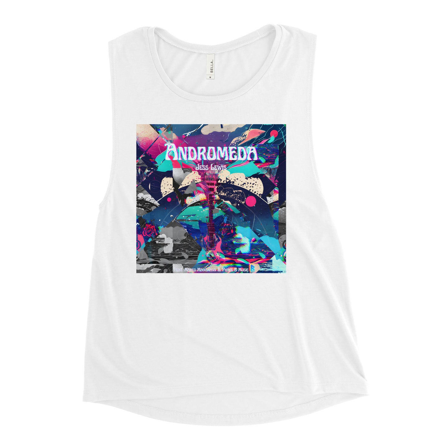 Jess Lewis Andromeda Ladies’ Muscle Tank - Free Delivery! Rock / Mathrock / Progressive / Jazz Fusion - Alternative Apparel and Merch Only from Phase B Records.