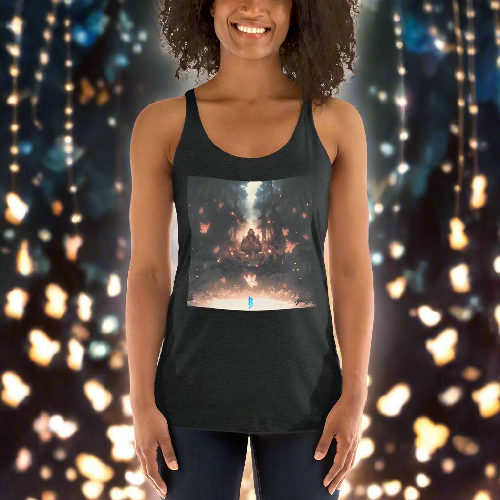 Phase B Music Women's Racerback Tank - Free Delivery! UK Techno / EDM / Electronic Graphic Merch / Alternative Apparel and Merch Only from Phase B Records.