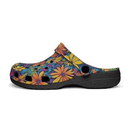 Psychedelic Flowers Rok-Clogs