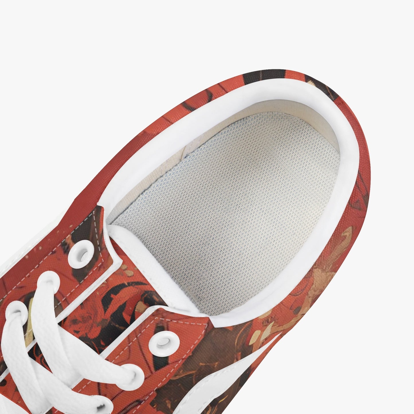 Batik Horror Low-Top Canvas Sneakers