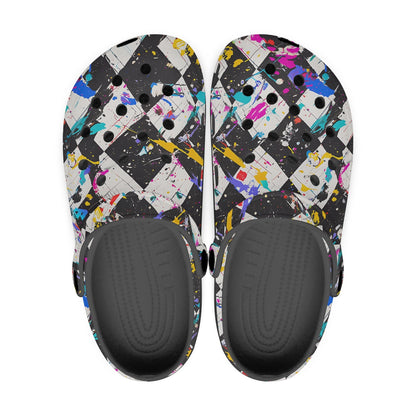 Splattered Paint SKA Rok-Clogs