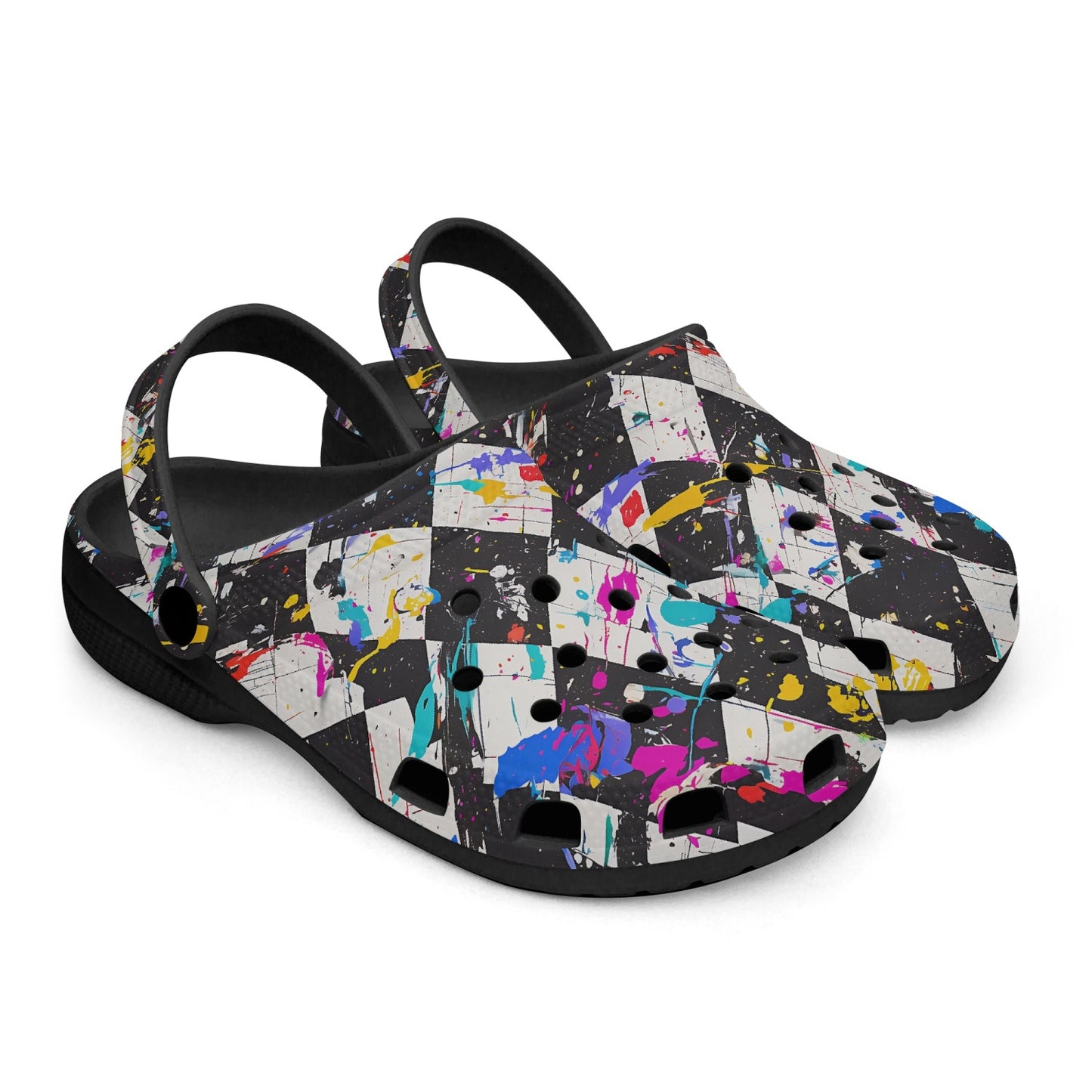 Splattered Paint SKA Rok-Clogs