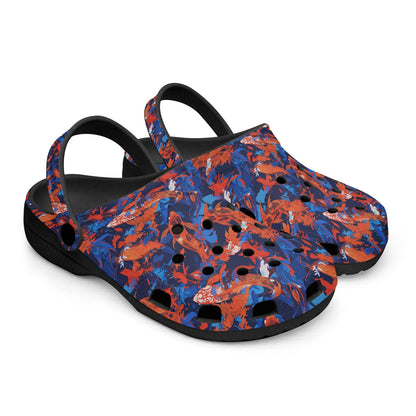 Red Koi Rok-Clogs