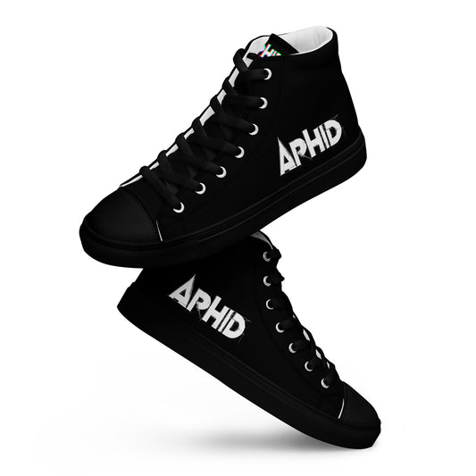 APHID Women’s high top canvas shoes- Free Delivery! Rock / Metal / Alternative  - Alternative Apparel Only from Phase B Records. 