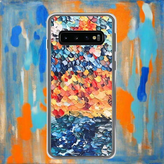 Abstract Beach Oils Art Clear Case for Samsung® –  Free Delivery! Rock / Metal / Gothic / EDM / Clubwear - Alternative Apparel Only from Phase B Records.