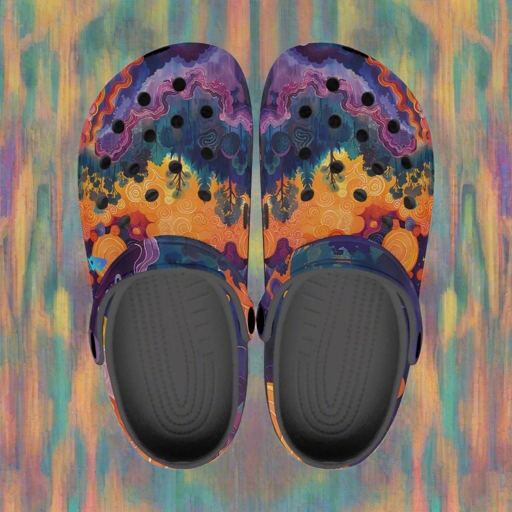 Beautiful Forest Rok-Clogs - Alternative Art Clogs for Men/Women/Kids