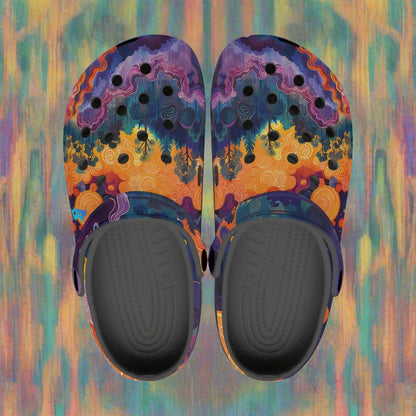 Beautiful Forest Rok-Clogs - Alternative Art Clogs for Men/Women/Kids