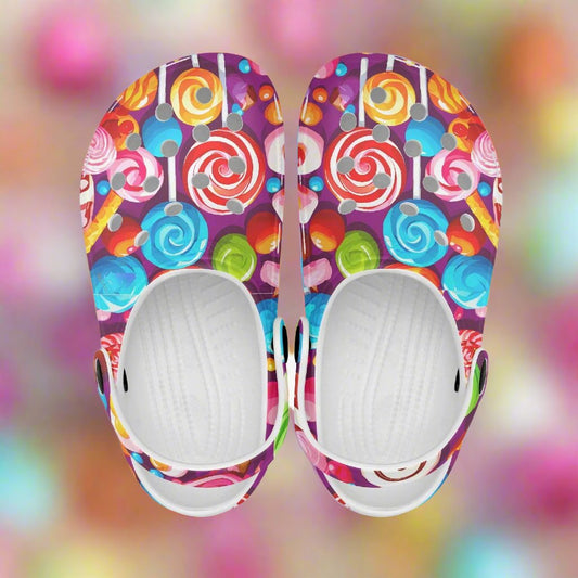 Candy! Rok-Clogs - Alternative Art Clogs for Kids