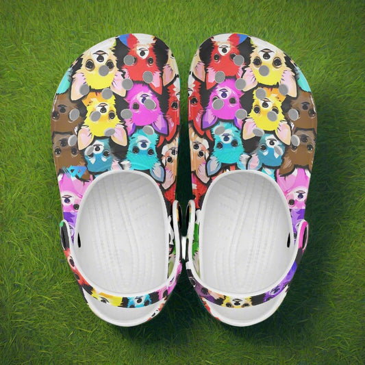Chihuahua Puppies Rok-Clogs - Alternative Art Clogs for Kids