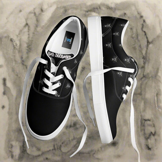 Dead Deceased Men’s lace-up canvas shoes - Free Delivery! Rock / Metal / Gothic Alternative Tee - Alternative Apparel Only from Phase B Records.