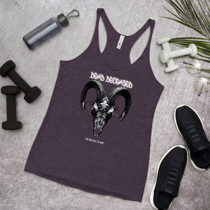 Dead Deceased The Black Flame Women's Racerback Tank - Free Delivery! Rock / Metal / Gothic Alternative Tank Top - Alternative Apparel Only from Phase B Records.