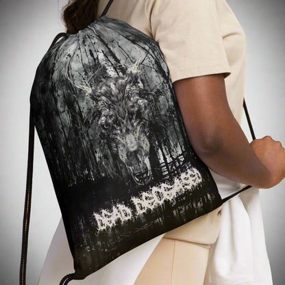 Dead Deceased Unleash the Wolves Drawstring Backpack - Free Delivery! Rock / Metal / Gothic Alternative - Alternative Apparel Only from Phase B Records.