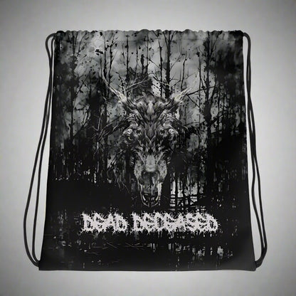 Dead Deceased Unleash the Wolves Drawstring Backpack - Free Delivery! Rock / Metal / Gothic Alternative - Alternative Apparel Only from Phase B Records.