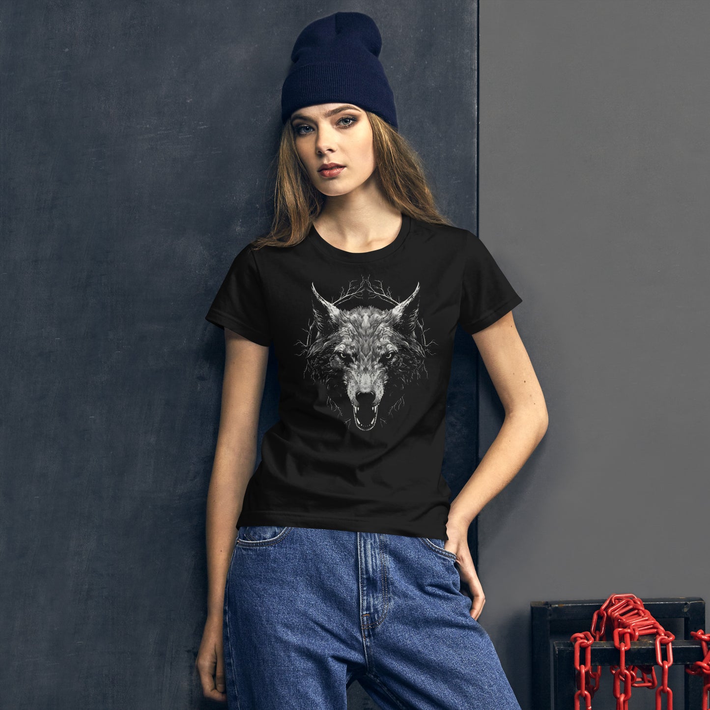 Dead Deceased Unleash the Wolves Women's short sleeve t-shirt - Free Delivery! Rock / Metal / Gothic Alternative - Alternative Apparel Only from Phase B Records. Plus Size to 2XL
