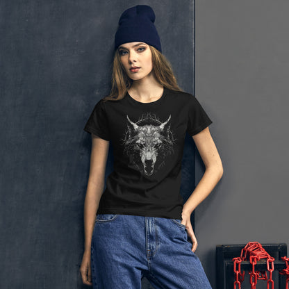 Dead Deceased Unleash the Wolves Women's short sleeve t-shirt - Free Delivery! Rock / Metal / Gothic Alternative - Alternative Apparel Only from Phase B Records. Plus Size to 2XL