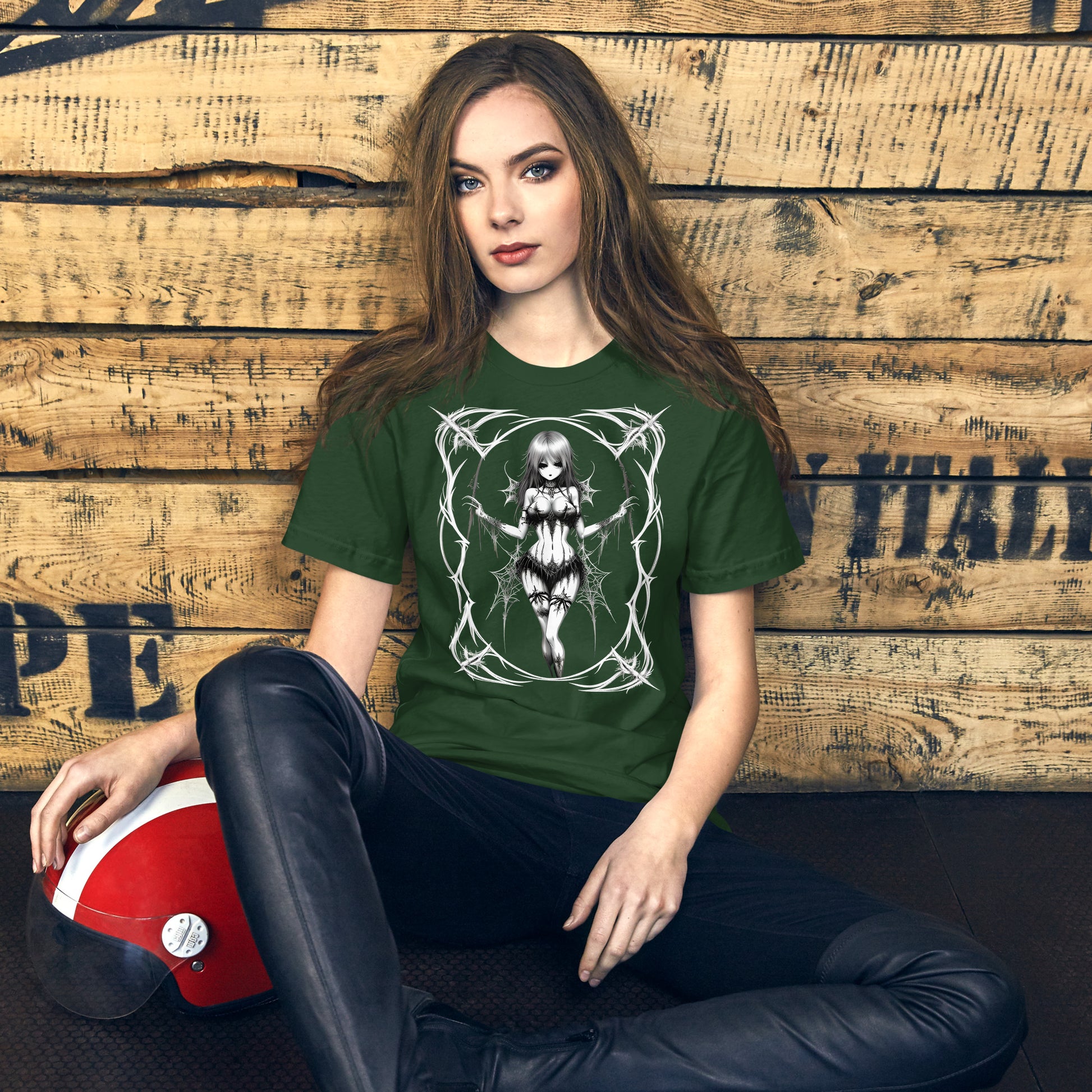 Deadly Date-Graphic-design-unisex-t-shirt-forest