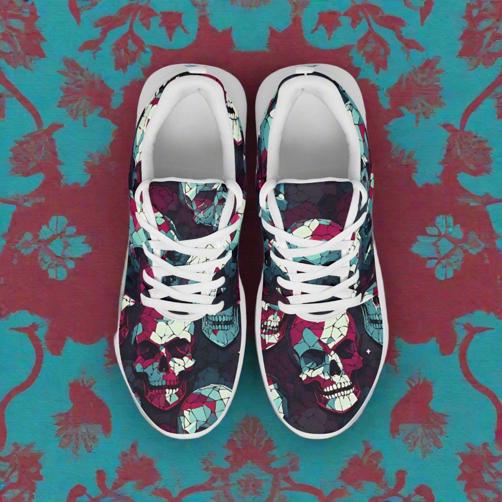 Glass Skulls Running Shoes Unisex - Rock/Metal/Underground -Alternative Footwear