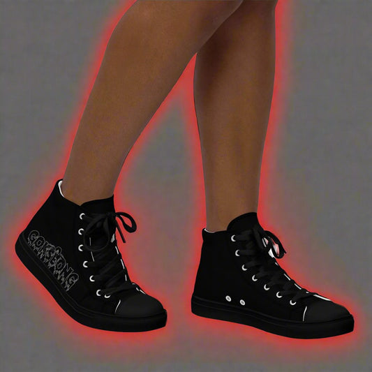 Gokseong Women’s high top canvas shoes - Free Delivery! Rock / Metal / Alternative - Alternative Apparel and Merch Only from Phase B Records.
