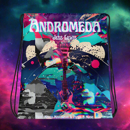 Jess Lewis Andromeda Drawstring bag- Free Delivery! Rock / Mathrock / Progressive / Jazz Fusion - Alternative Apparel and Merch Only from Phase B Records.