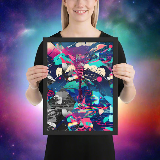 Jess Lewis Andromeda Framed Poster - Free Delivery! Rock / Mathrock / Progressive / Jazz Fusion - Alternative Apparel and Merch Only from Phase B Records.