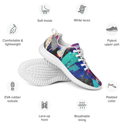 Jess Lewis Andromeda Men’s athletic shoes - Free Delivery! Rock / Mathrock / Progressive / Jazz Fusion - Alternative Apparel and Merch Only from Phase B Records.