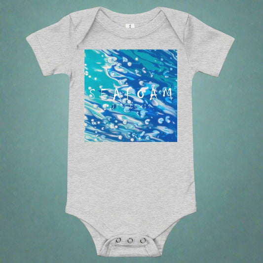Jess Lewis Seafoam Baby one piece - Free Delivery! Rock / Mathrock / Progressive / Jazz Fusion - Alternative Apparel and Merch Only from Phase B Records.