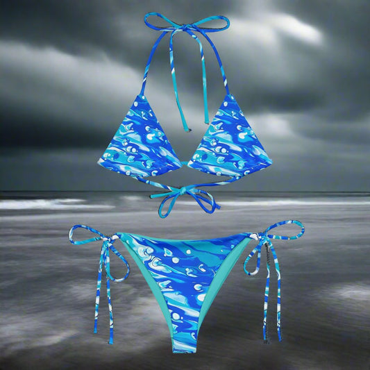 Jess Lewis Seafoam Bikini - Free Delivery! Rock / Mathrock / Progressive / Jazz Fusion - Alternative Apparel and Merch Only from Phase B Records.