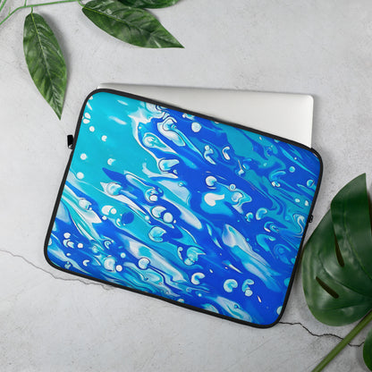 Jess Lewis Seafoam Laptop Sleeve - Free Delivery! Rock / Mathrock / Progressive / Jazz Fusion - Alternative Apparel and Merch Only from Phase B Records.