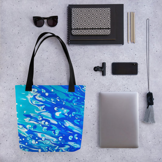 Jess Lewis Seafoam Tote bag - Free Delivery! Rock / Mathrock / Progressive / Jazz Fusion - Alternative Apparel and Merch Only from Phase B Records.