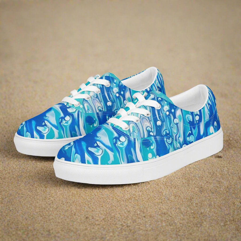 Jess Lewis Seaofam Women’s Canvas Shoes - Free Delivery! Rock / Mathrock / Progressive / Jazz Fusion - Alternative Apparel and Merch Only from Phase B Records.