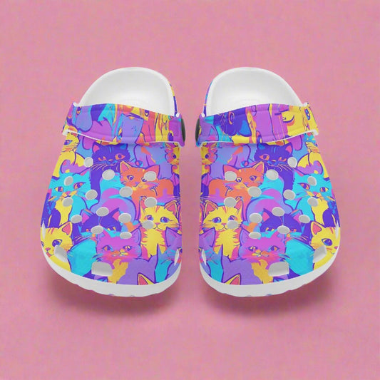 Kittens Rok-Clogs - Alternative Art Clogs for Kids