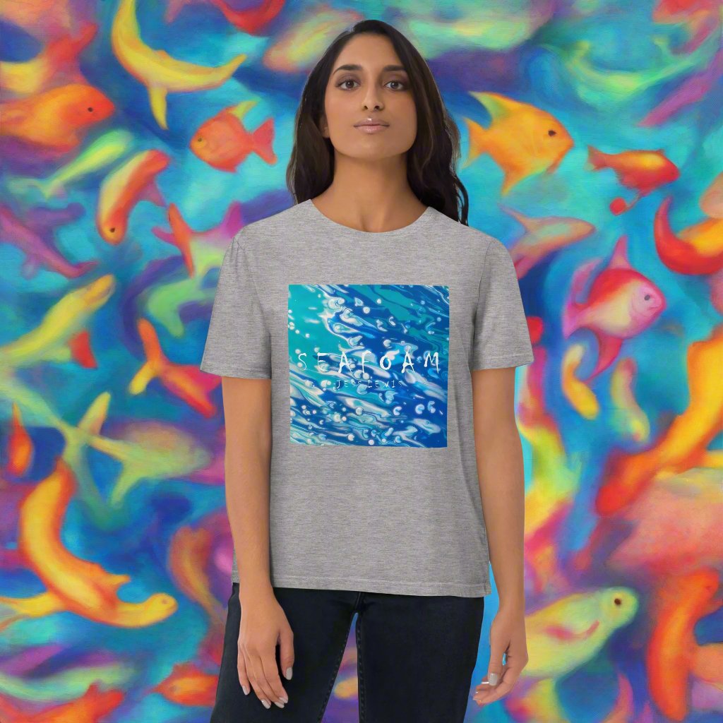 Seafoam Women's organic cotton t-shirt - Free Delivery! Rock / Mathrock / Progressive / Jazz Fusion - Alternative Apparel and Merch Only from Phase B Records.