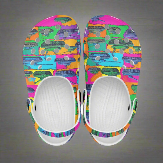 Tanks !! Rok-Clogs - Alternative Art Clogs for Kids