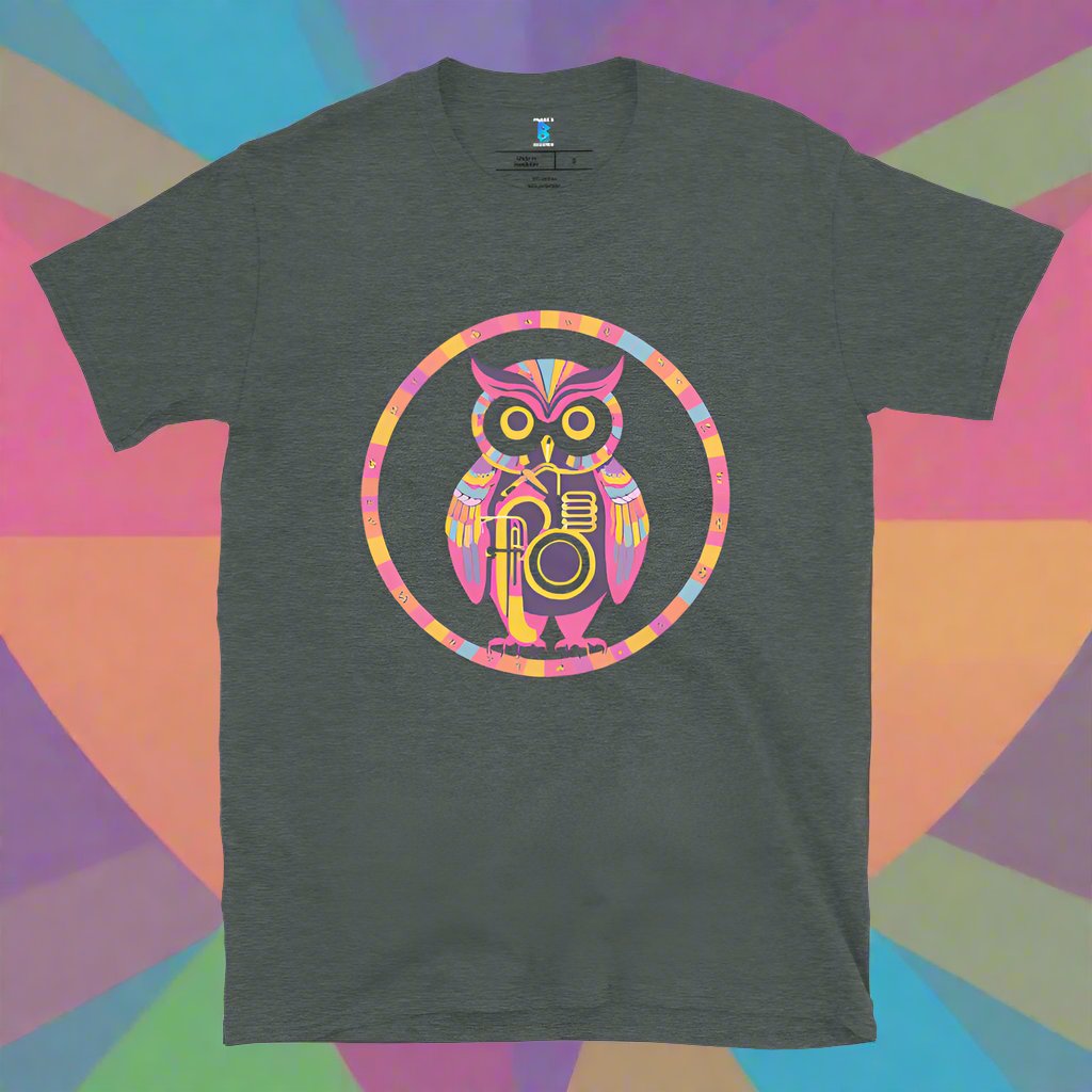 The Wise Owl Short-Sleeve Unisex T-Shirt - Free Delivery! Reggae / Dub / Ska / Ska punk / Punk - Alternative Apparel and Merch Only from Phase B Records.