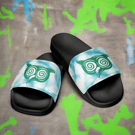 Wiservice Men’s slides - Free Delivery! Reggae / Dub / Ska / Ska punk / Punk - Alternative Apparel and Merch Only from Phase B Records.
