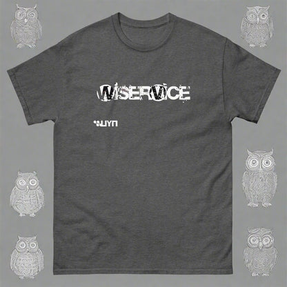 Wiservice Unisex classic tee - Free Delivery! Reggae / Dub / Ska / Ska punk / Punk - Alternative Apparel and Merch Only from Phase B Records.