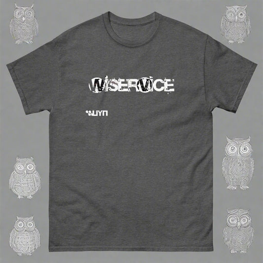 Wiservice Unisex classic tee - Free Delivery! Reggae / Dub / Ska / Ska punk / Punk - Alternative Apparel and Merch Only from Phase B Records.